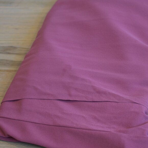 Eileen Fisher 100% Silk Rosewood Jewel Neck - Picture 10 of 10